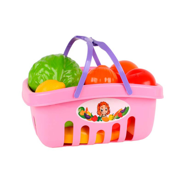 Іграшка ТехноК "Набір продуктів" у кошику 5354_Pink