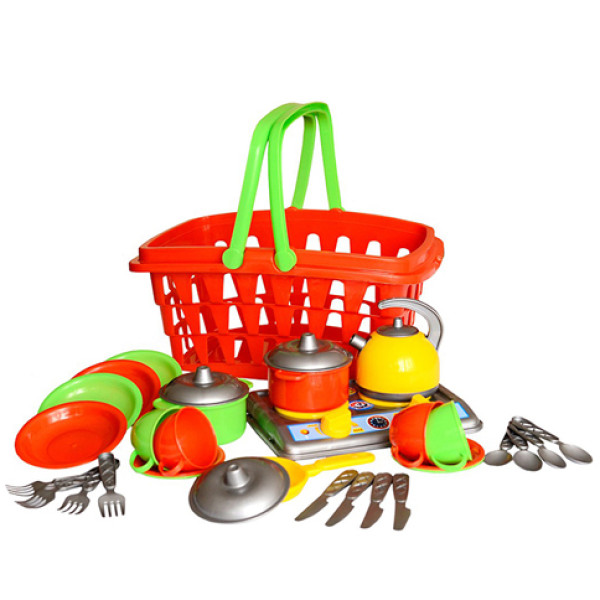 Дитячий ігровий посуд Технок Галинка пластиковий 1172