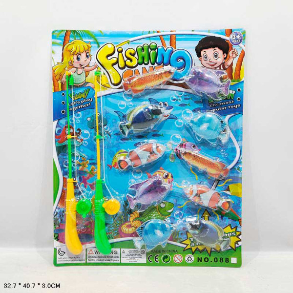 Рибалка магніт. 2 вудки рибки планшет 088A