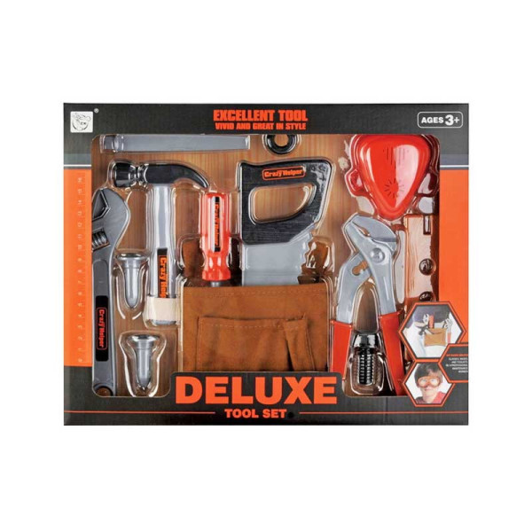 Набір інструментів 13 ел. (пояс пила молоток ключі плоскогубці) 3288-D9 3288-D9