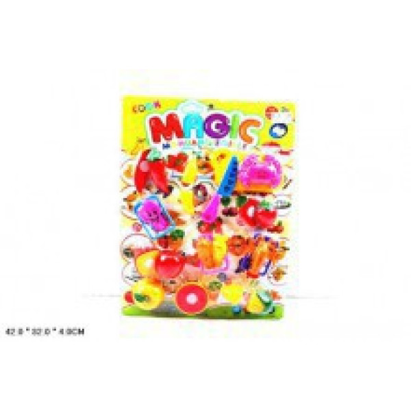 Овочі та фрукти пласт.діляться навпілз достножемна планш.42*32*4см 611-25 Овочі та фрукти пласт.діляться навпілз достножемна планш.42*32*4см 611-25