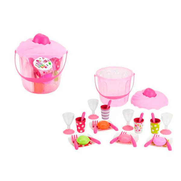 Набір "Десерт" у відерці з посудом та солодощами 18міс.+ 002646