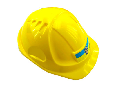 Іграшка бамсік "Каска" пластикова 117_Yellow