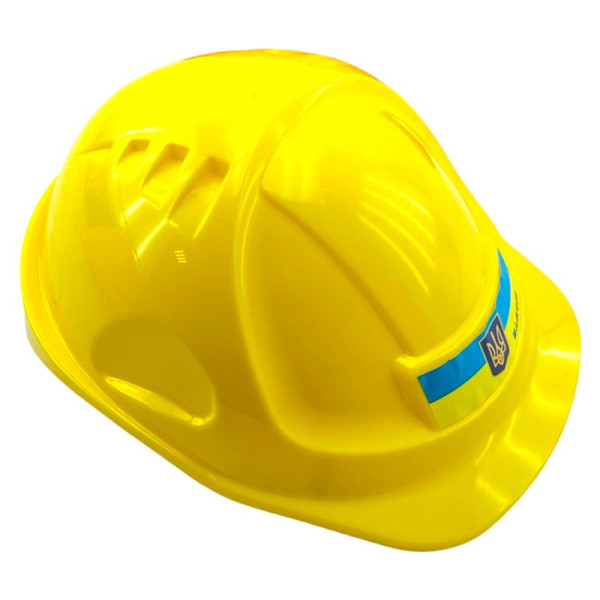 Іграшка бамсік "Каска" пластикова 117_Yellow