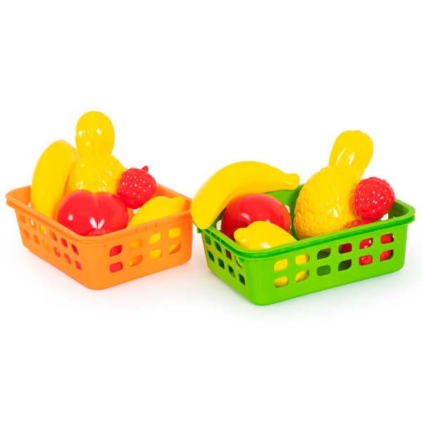 Ігровий Кошик з фруктами Бамсик пластиковий 010/12