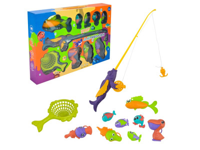 Гра Рибалка для дітей вудка 8 рибок і сачок PL-725-40 Гра Рибалка для дітей вудка 8 рибок і сачок PL-725-40