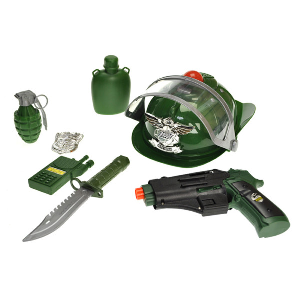 Набір військового в сітці M011B р.30*28*13см M011B Набір військового в сітці M011B р.30*28*13см M011B