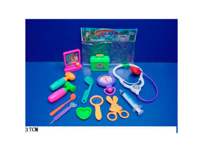 Лікарський набір стетоскоп шприц градусник аксес пакет 17см D10