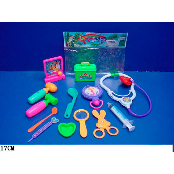 Лікарський набір стетоскоп шприц градусник аксес пакет 17см D10