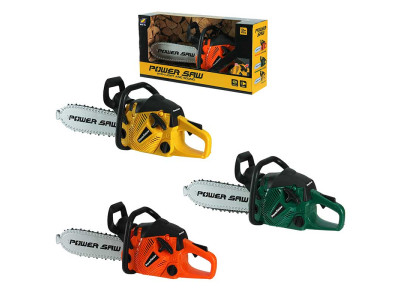 Дитяча бензопила 3 кольори в асортименті на батарейках зі звуком 192C/D/E