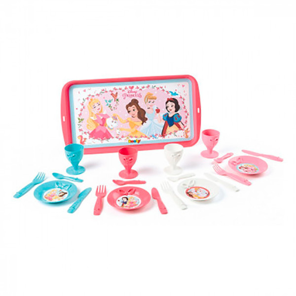Набір посуду "Дісней Принцеса.Полуденок" з підносом 3+ 310575 Набір посуду "Дісней Принцеса.Полуденок" з підносом 3+ 310575