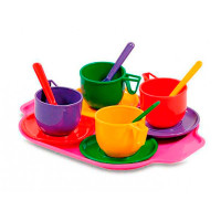 Набір посуду з тацею Юника 70293 Набір посуду з тацею Юника 70293