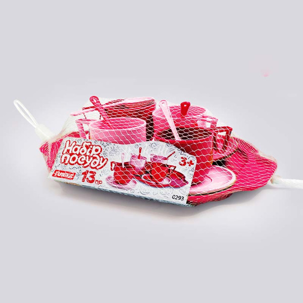 Набір посуду з тацею Юника 70293 Набір посуду з тацею Юника 70293