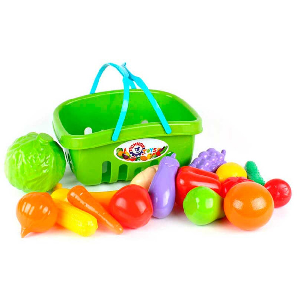 Іграшка ТехноК "Набір продуктів" у кошику 5354