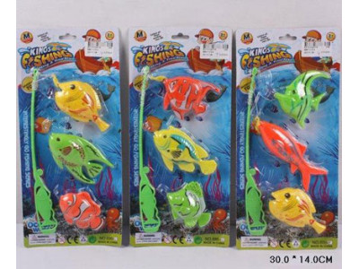 Риболовля 3 види магніт.вудка 3 рибки на планшетці 30*14см 886-1/2/3/4