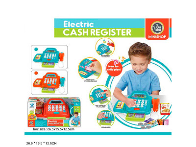 Супермаркет набір на батарейках каса продукти аксесуари зі звуком та світло 66109