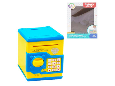Скарбничка-сейф електронна WF-3001A_Blue-Yellow