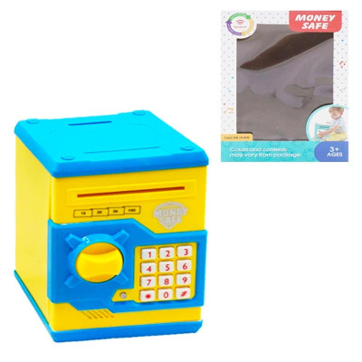 Скарбничка-сейф електронна WF-3001A_Blue-Yellow