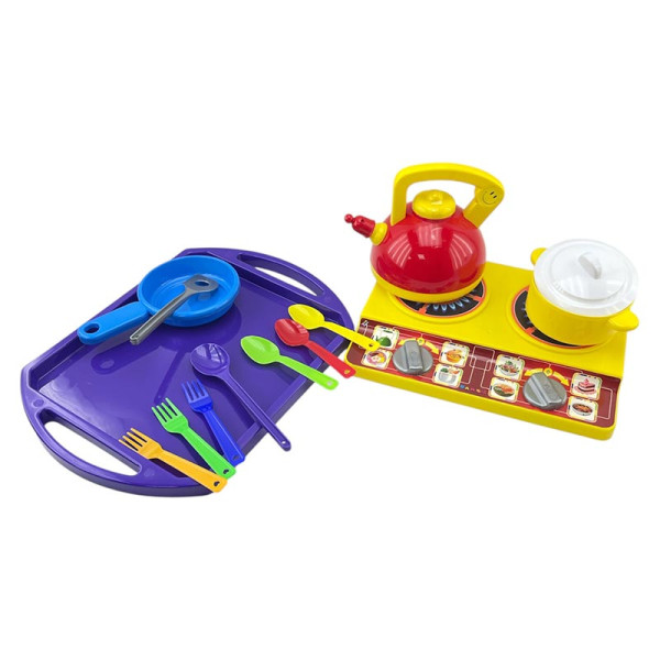 Посуд "Юна господарочка" №5 14ел (6) 048/5_Violet-Yellow