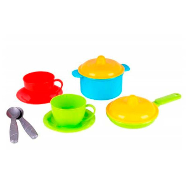 Дитячий ігровий посуд Технок Маринка 3 пластиковий 0700 Дитячий ігровий посуд Технок Маринка 3 пластиковий 0700