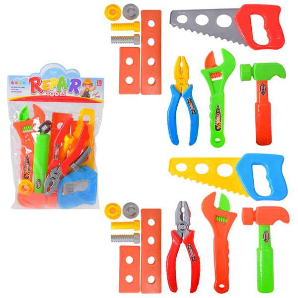 Набір інструментів арт. 7023 2 види пакет. 26*18*2см 7023