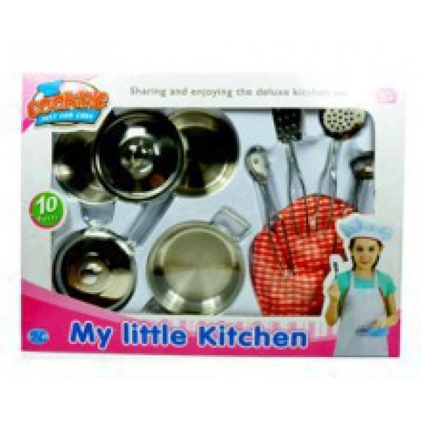 Кулінарні набори. Дитячий нержавіючий кулінарний набір. 10 предметів S060