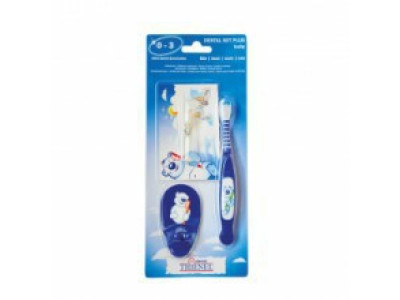THIENELINO Дитячий набір для догляду за порожниною рота (синій) 20126 THIENELINO Дитячий набір для догляду за порожниною рота (синій) 20126