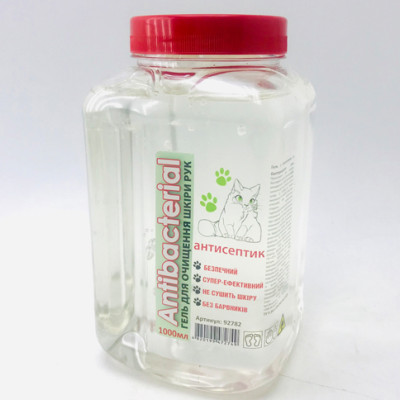Гель для очищення шкіри рук антисептик ANTIBACTERIAL 1000 мл 92782