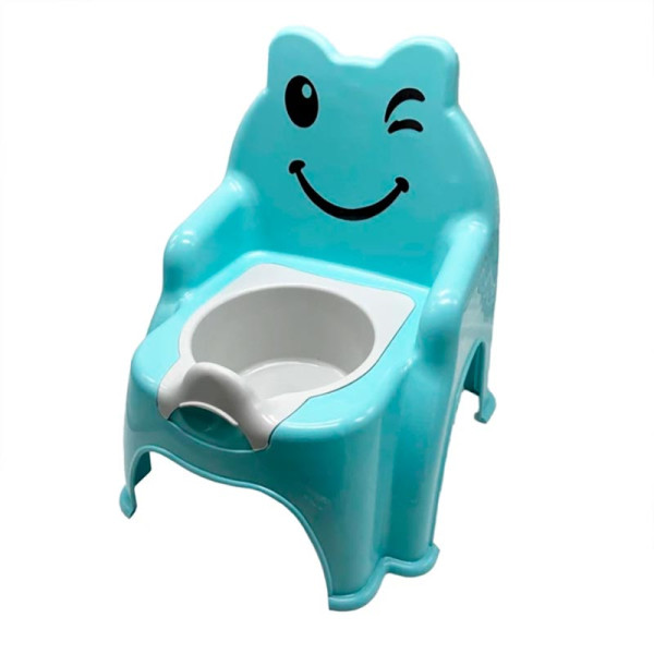 Дитячий горщик Doloni "Смайлик" світло-бірюзовий 013317/01/12