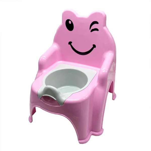 Дитячий горщик Doloni "Смайлик" світло-рожевий 013317/01/11