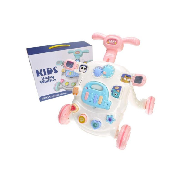 Ходунки-каталка зі світлом і звуком MT-4_Pink Ходунки-каталка зі світлом і звуком MT-4_Pink