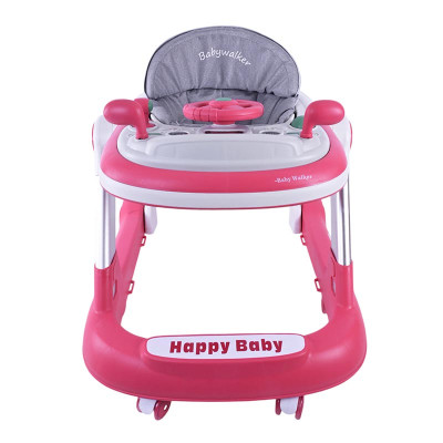 Ходунки музичні з брязкальцями BW109_Pink