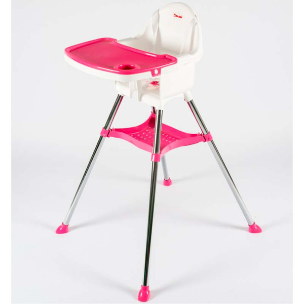 Стільчик для годування Doloni Toys пластиковий Рожевий 03220/3 Стільчик для годування Doloni Toys пластиковий Рожевий 03220/3