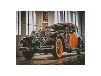 Алмазна картина "Старовинне авто" 40х50 см FT30407