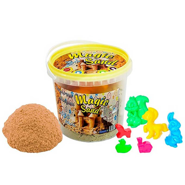 Кінетичний пісок Magic sand класичний у відрі 1 кг 372-1 Кінетичний пісок Magic sand класичний у відрі 1 кг 372-1