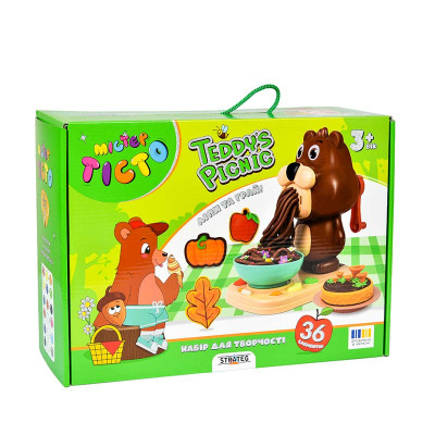 Набір для творчості Містер тісто Teddys Picnic Strateg 41033