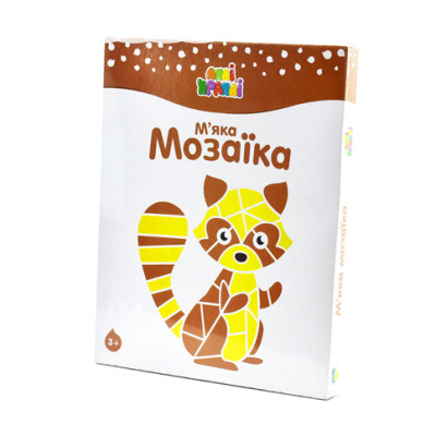 Набір для творчості Мяка мозаїка Єнот ММ-01