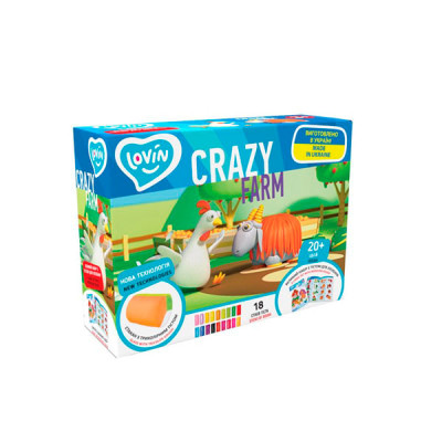 Набір для ліплення з тістом Crazy Farm TM Lovin 41189