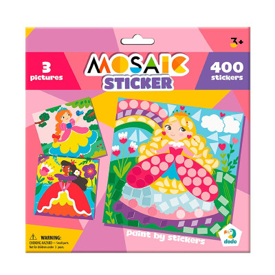 Набір для творчості Dodo Мозаїка зі стікерами Принцеси 300897