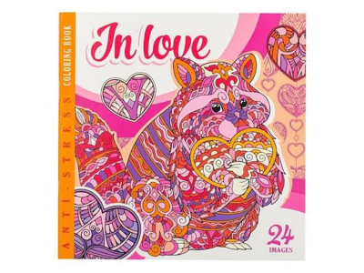 Розмальовка антистрес In love 0699-19188 Розмальовка антистрес In love 0699-19188