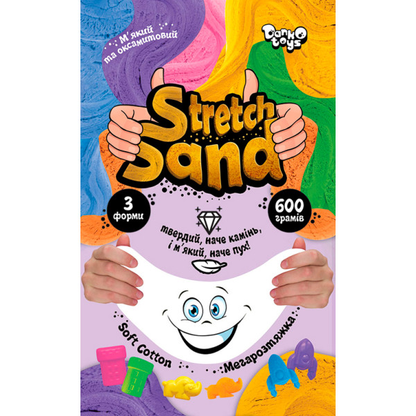 Кінетичний пісок Danko Toys Stretch Sand 600 г STS-04-01U
