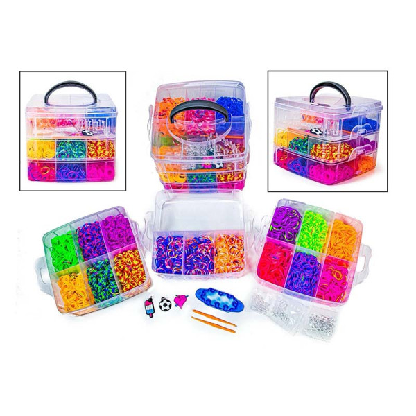 Набір гумок для плетіння Сундук 10 Набір гумок для плетіння Сундук 10