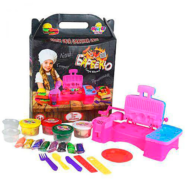 Набір для творчості Містер тісто-Барбекю Strateg 71408 Набір для творчості Містер тісто-Барбекю Strateg 71408