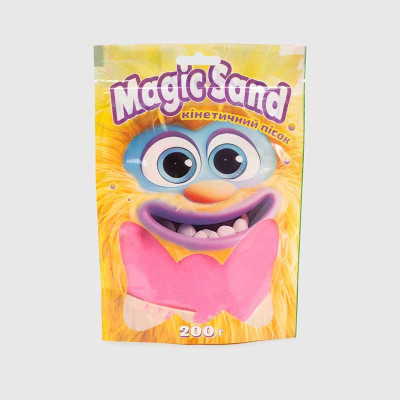 Magic sand в пакеті 39401-8 рожевий, 0,200 кг 39401-8
