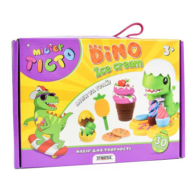 Набір для творчості Містер тісто Dino Ice Cream Strateg 41024