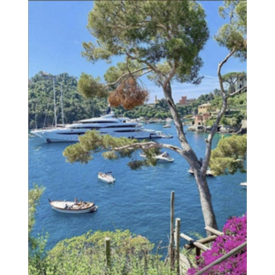 Алмазна картина Strateg Портофіно 30х40 см HEG86067 Алмазна картина Strateg Портофіно 30х40 см HEG86067