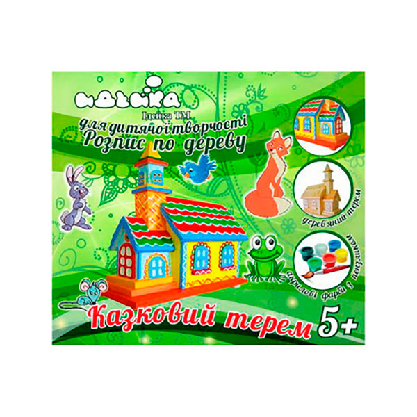 Набір для розпиу по дереву Ідейка «Казковий терем» 94227