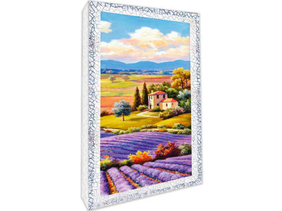 Декупаж на полотні Пейзаж "Лавандовий пейзаж" 20x40см 94674 Декупаж на полотні Пейзаж "Лавандовий пейзаж" 20x40см 94674