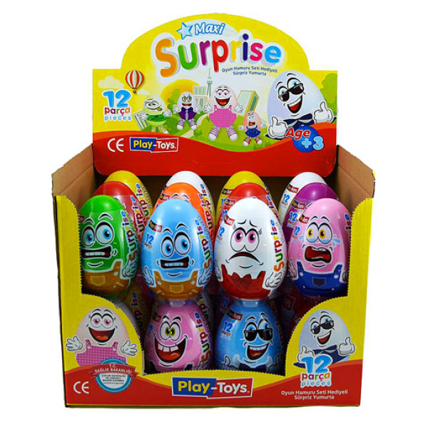 Яйце MAXI Surprise Egg Різнокольорові друзі MAXI Surprise Egg P-T 693