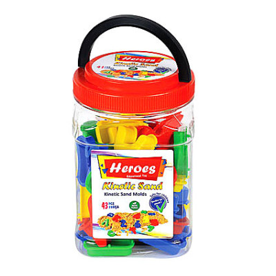 Набір ліплення Heroes Букви та цифри в контейнері KUM-025